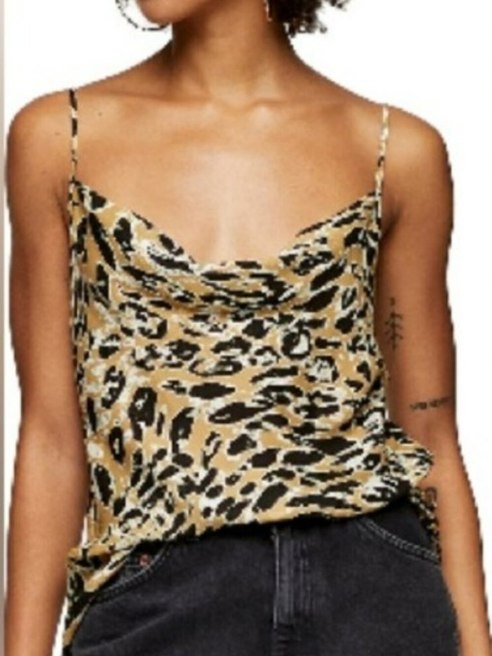 ## ✨ Topshop Leopard Print Cowl Neck Cami Tank ✨